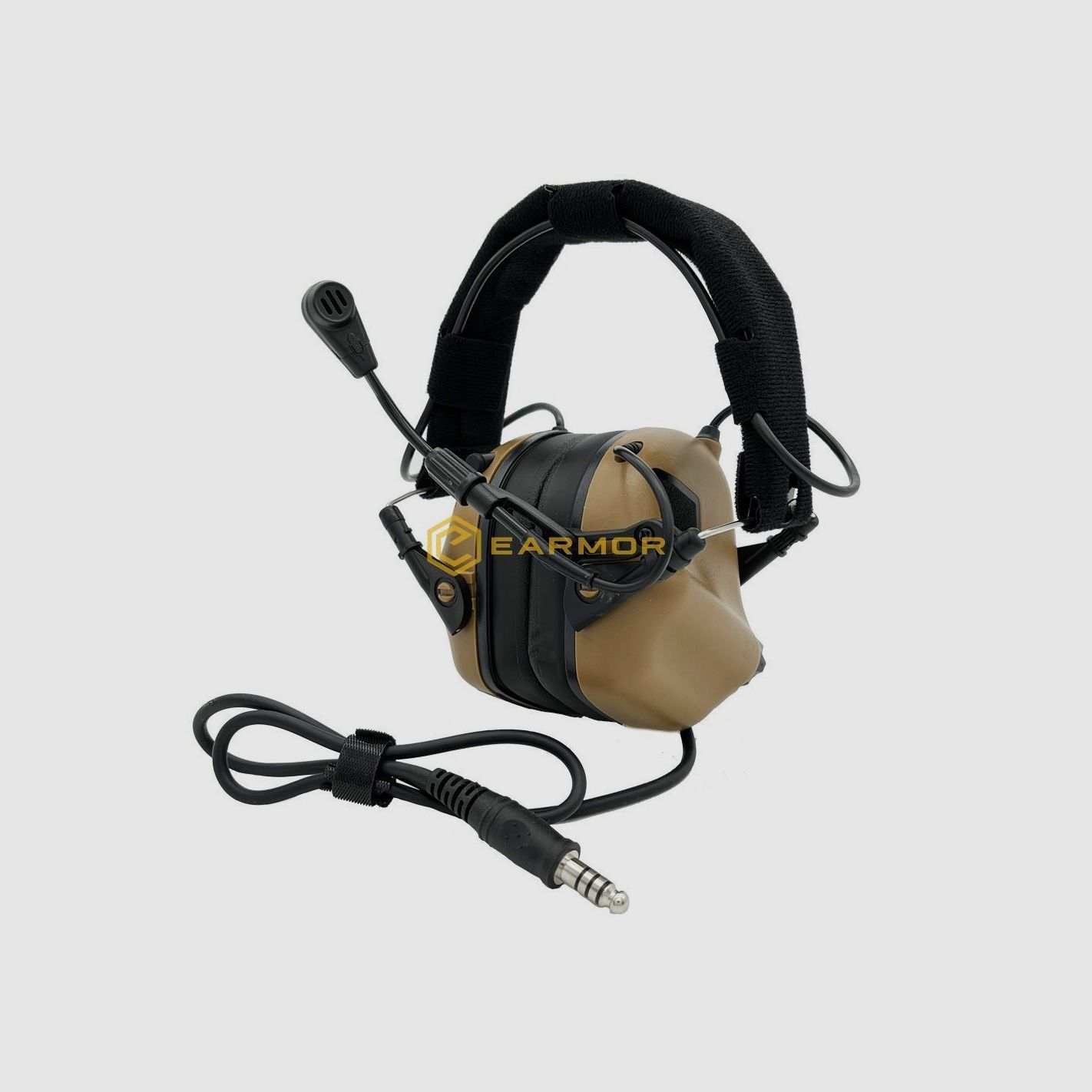 EARMOR CUFFIE ELETTRONICHE M32 COYOTE, immagine 6 di 6