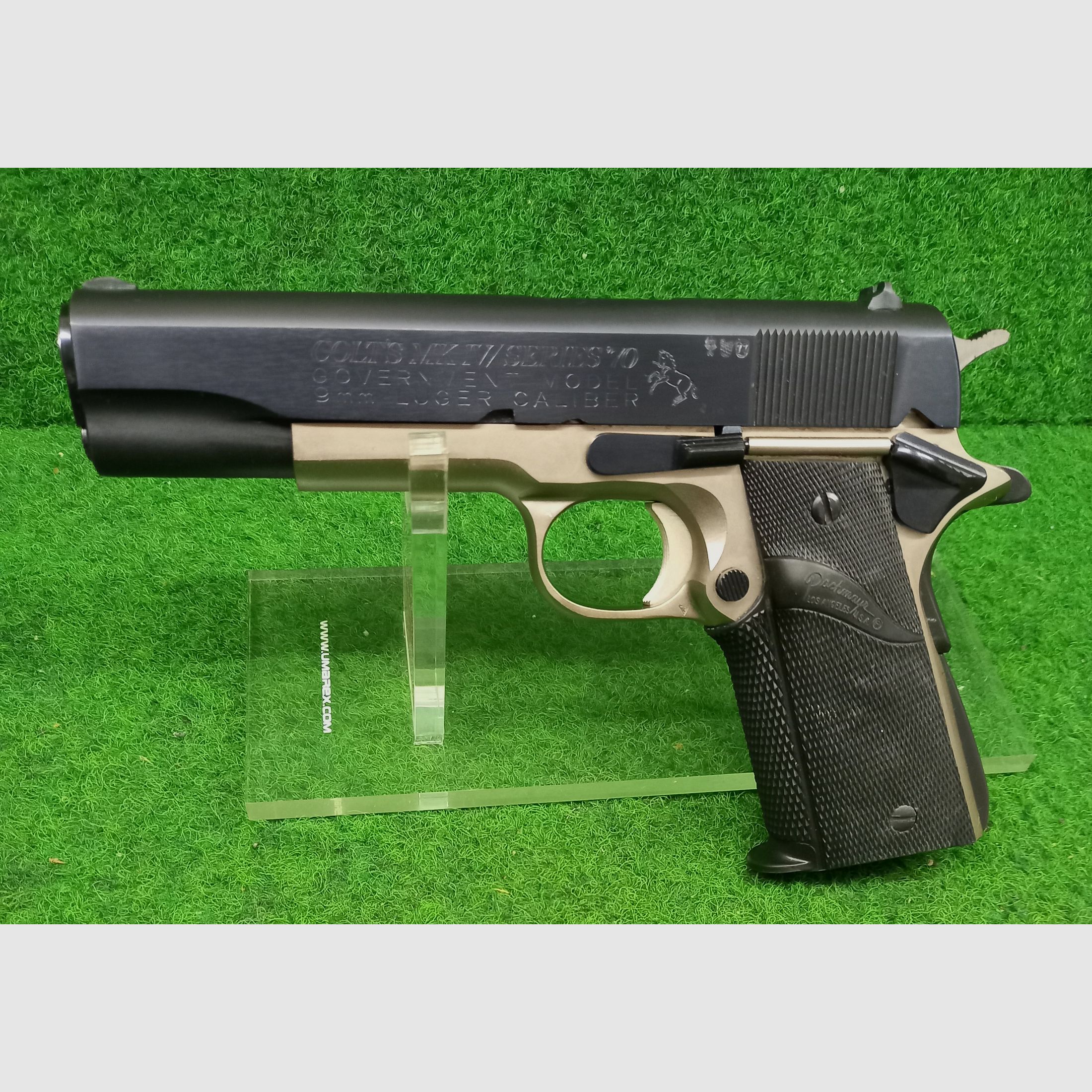  Colt Government MKIV Serie 70 en DUO -calibre 9mm Luger,