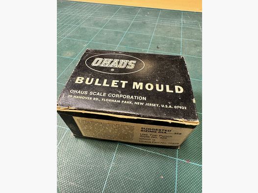 Dual Giesskokille OHAUS Bullet Mould caliber 357/ 38 168gr. Nr.38168K