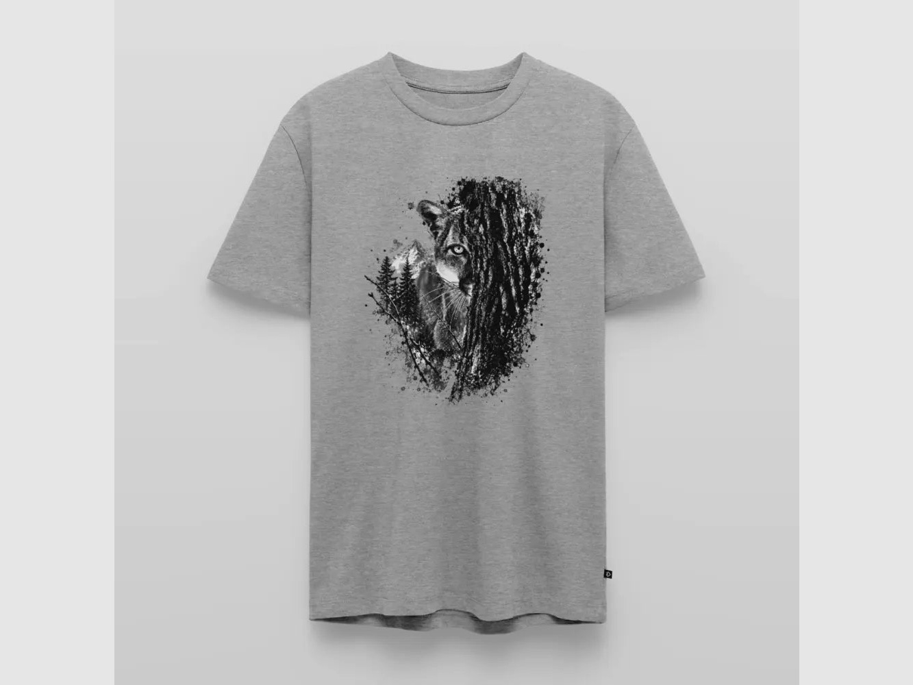 PUMA Men´s Premium T-Shirt „Lauernder Puma"