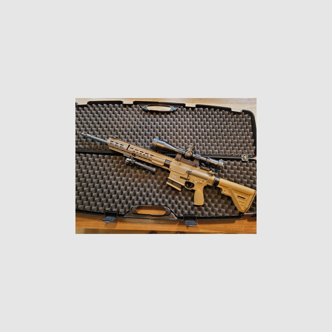 HECKLER & KOCH MR308 H-KEY SLIM-LINE 20" SANDFARBEN .308WIN mit Optik und Zubehrö