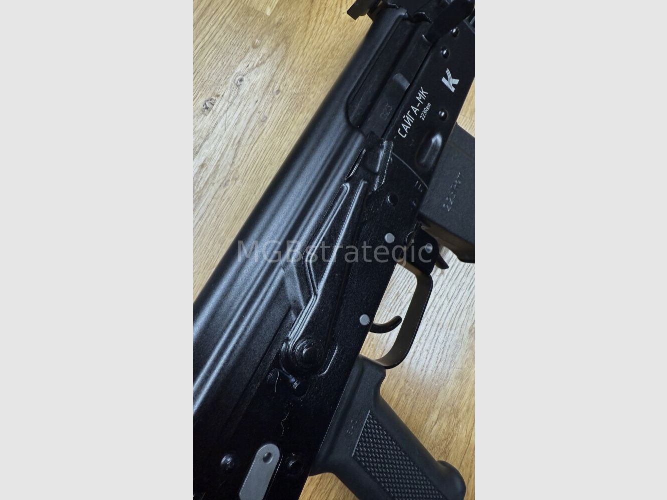 Izhmash Saiga MKK102 Systeem AK102 Kalashnikov 341mm loop - vaste kolf .223Rem - civiele versie - Systeem AK74 AK47 AK101 AK 102