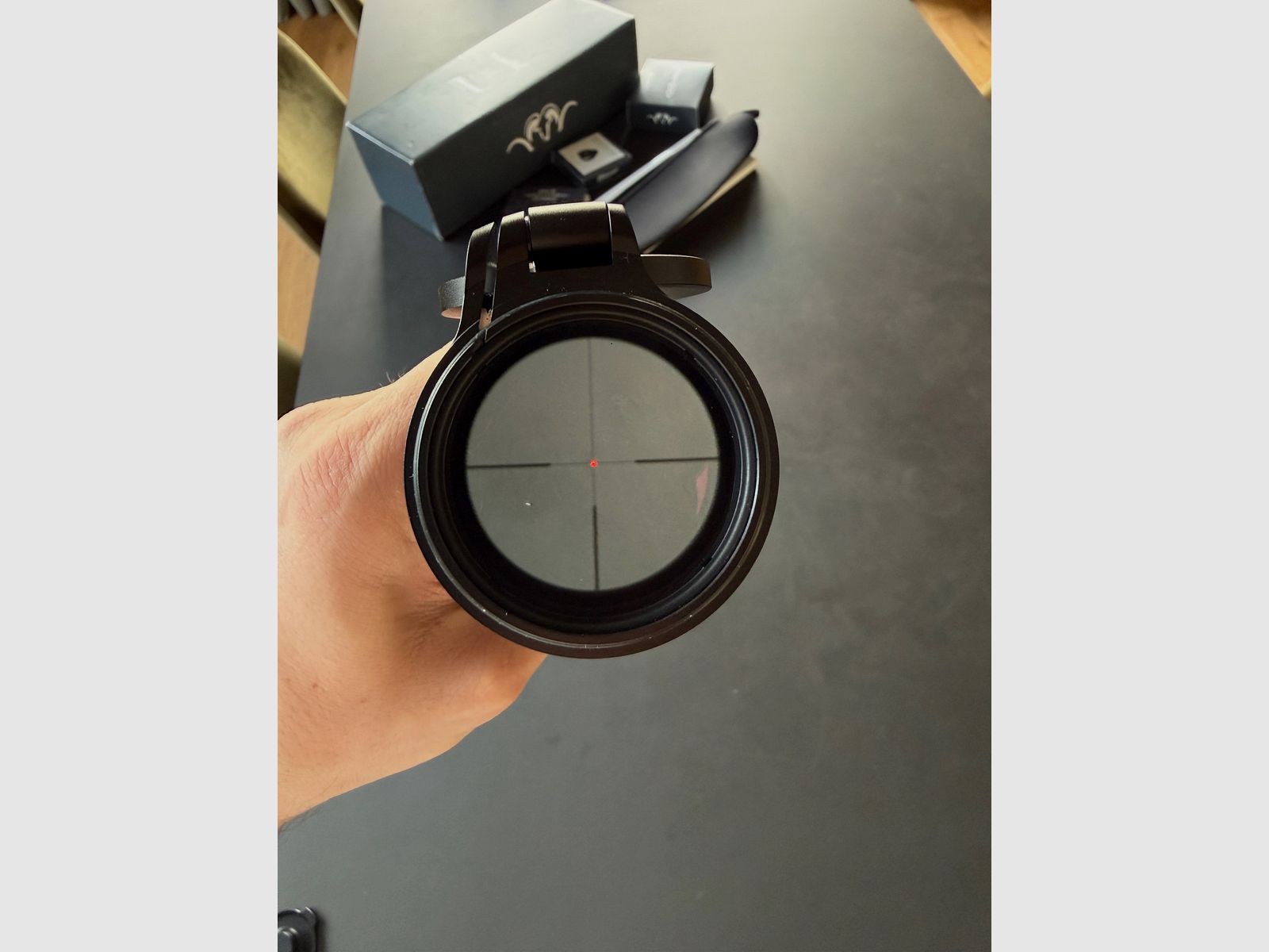 Blaser B2 2-12x50 iC S telescopio de mira / QDC + ajuste rápido de retícula