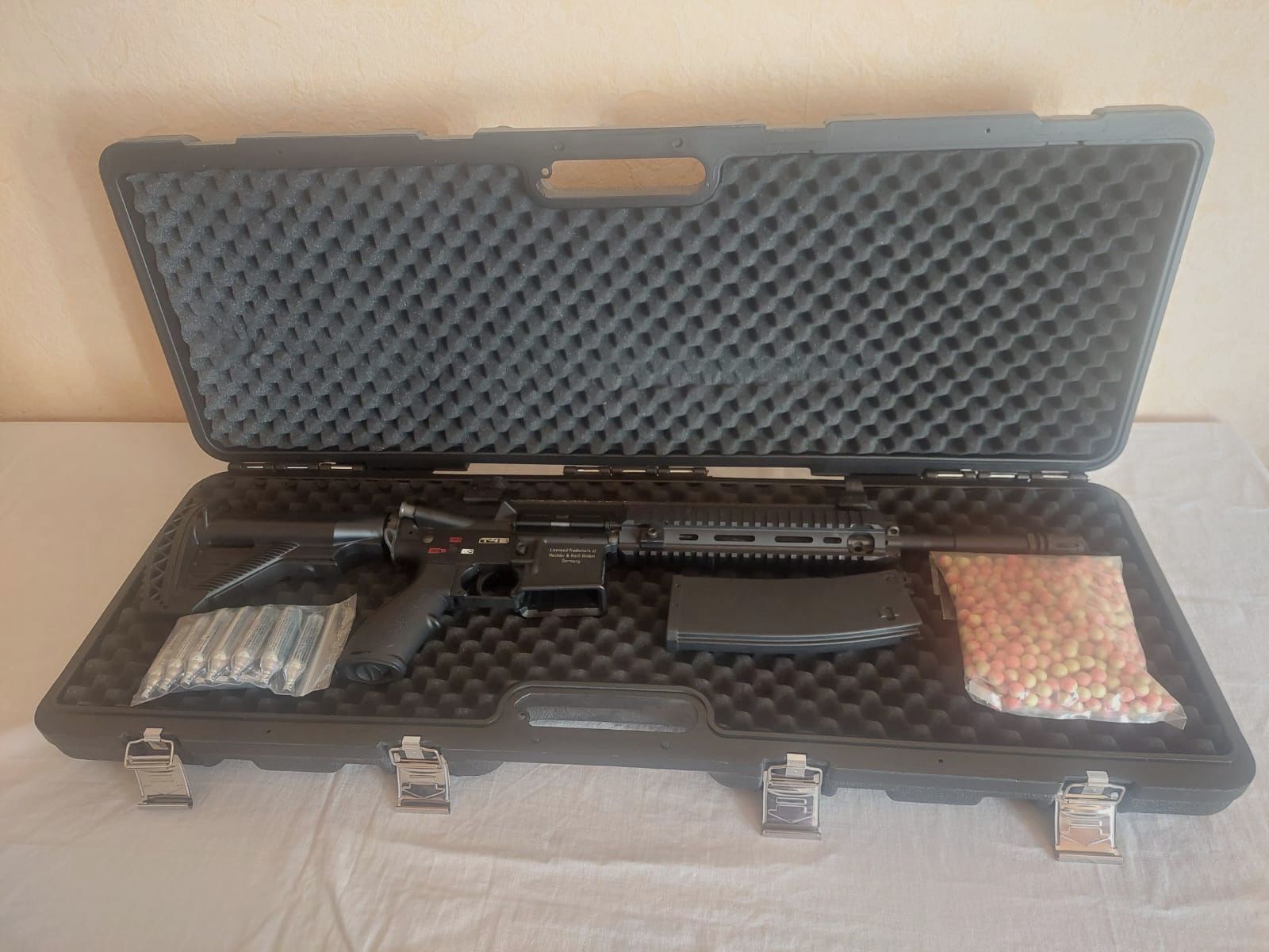 Umarex T4E/ HK416 D RAM Kal 43 met accessoires