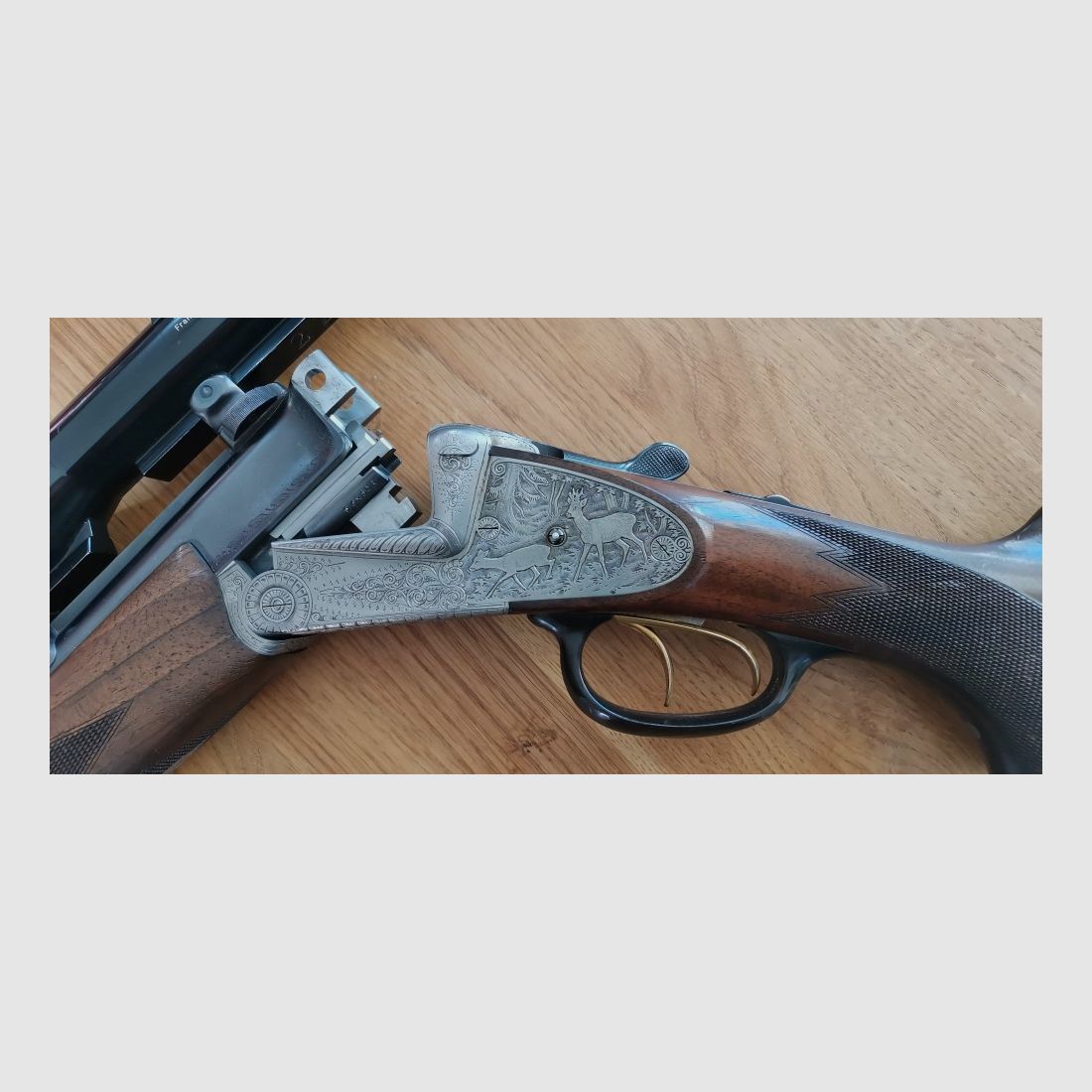 Fusil à deux coups Winkler Ferlach 5,6 x 50 R Mag., 16/70