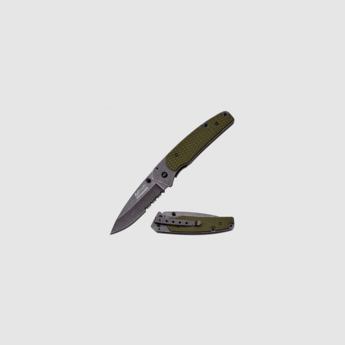 MTech Evolution Folder Vintage Green Folding Knife, image 1 of 2