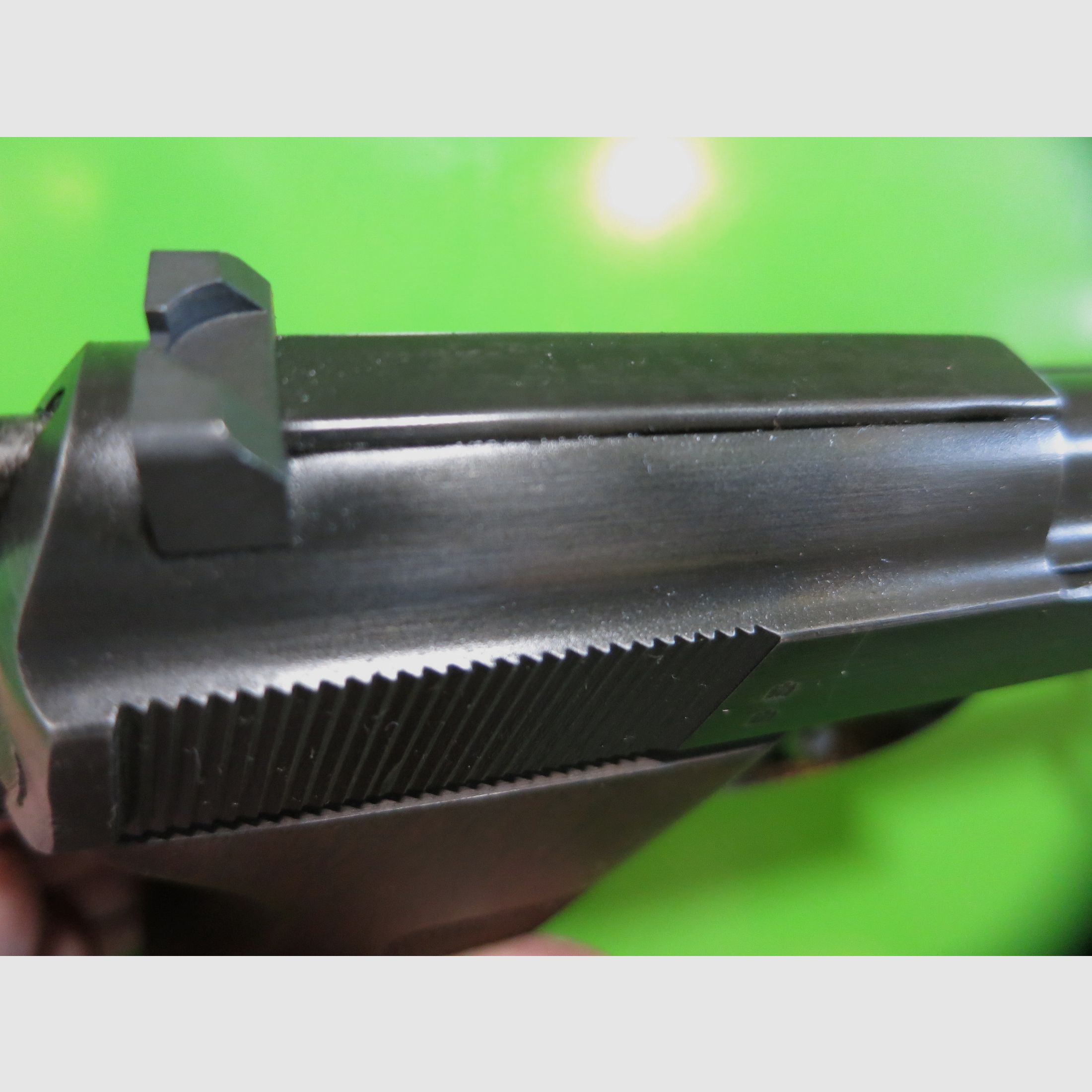 Walther P38 (P.38), WaA 359, 9 mm Luger, Walther/Zella-Mehlis, Schlitten P1      #56