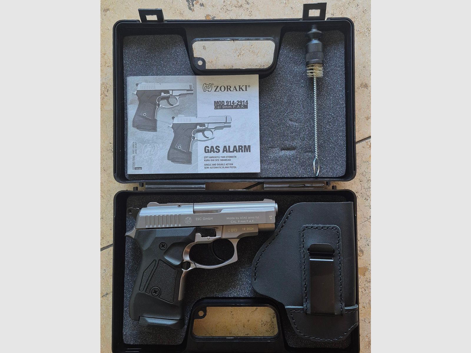 Zoraki 914 P.A.K 9mm vernickelt NEU