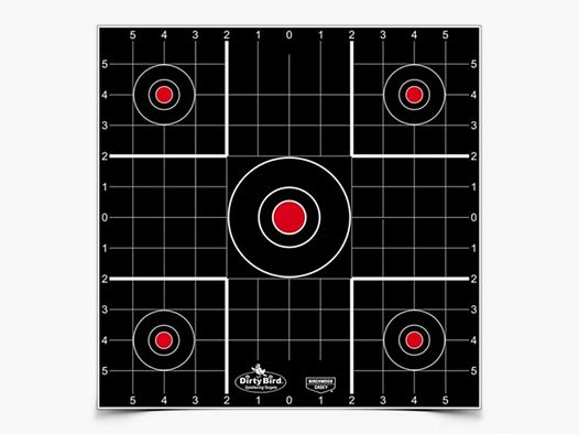Birchwood Casey DIRTY BIRD 12 inch Sight-In Targets 100 Pack BC-35270