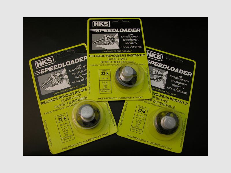 HKS Speedloader Mod. 22-K, 3 Stck