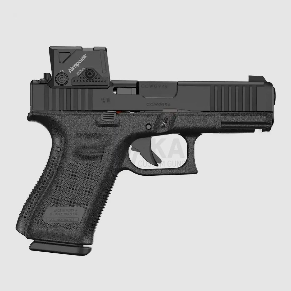 Glock Pistole 19 Gen5 MOS/FS A-CUT™ Combo