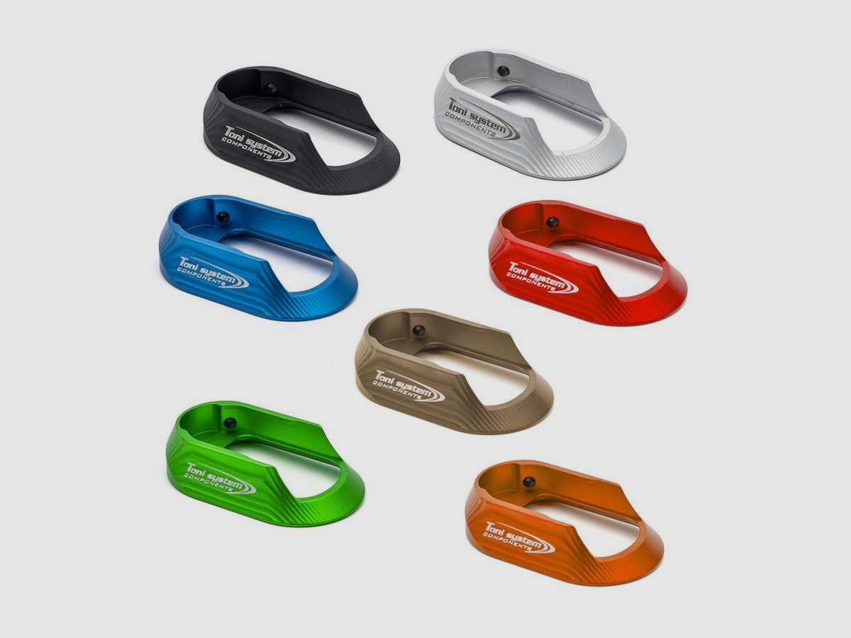 TONI SYSTEM MCZOR Magwell for CZ TS Orange, Color: Silver, image 1 of 3