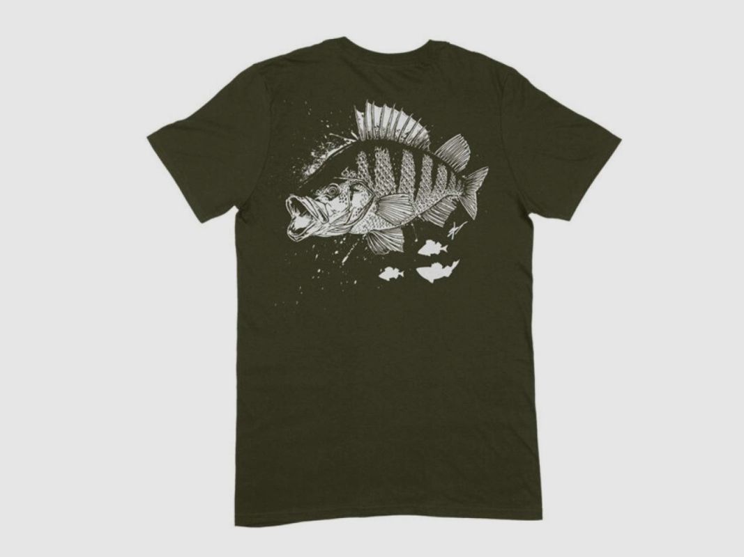T-SHIRT YUKI PERCH FEVER OLIVE, Bild 2 von 2