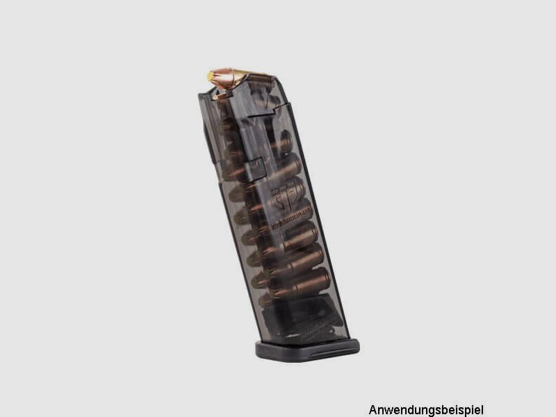 ETS Glock 17 Schuss Magazin Carbon Smoke 9mm