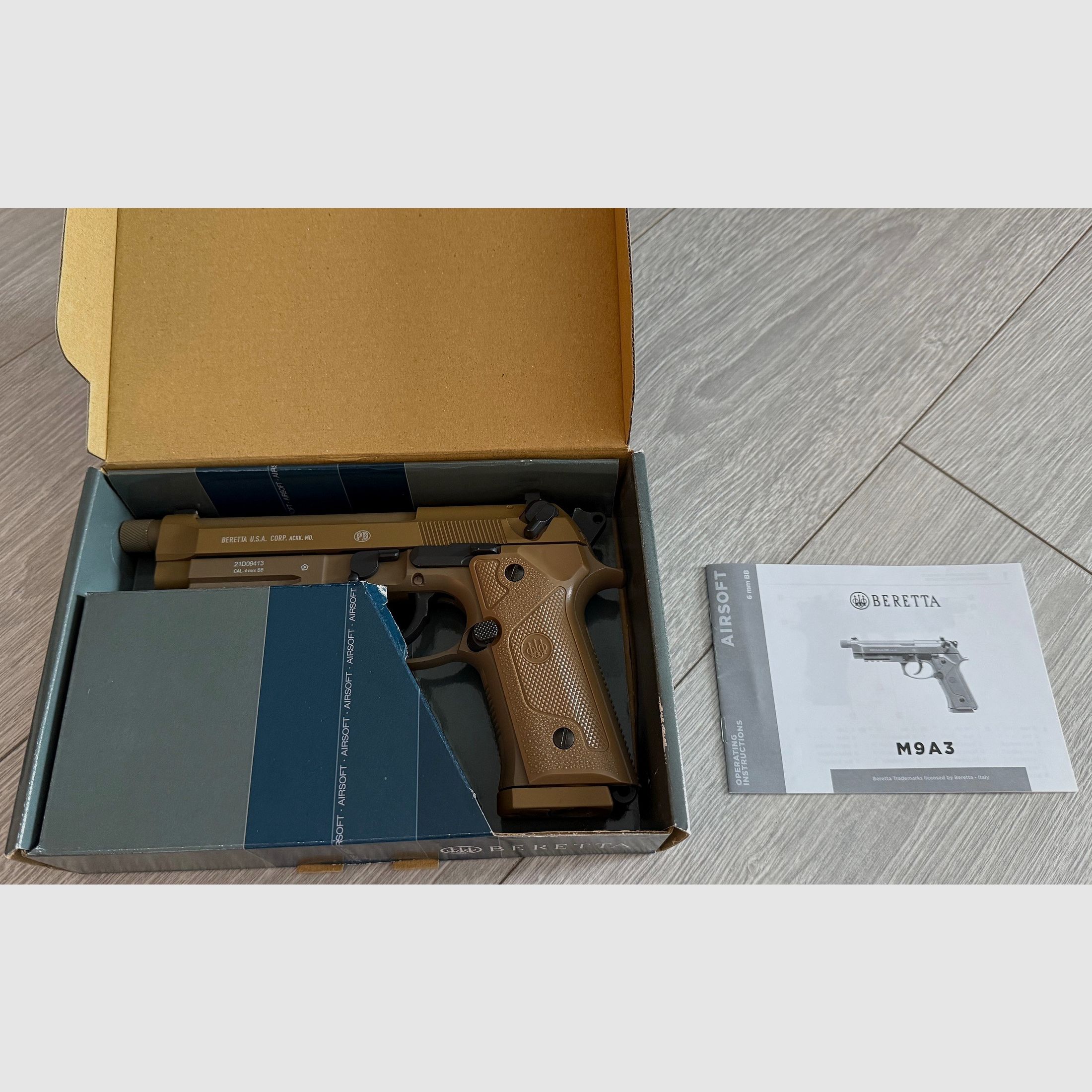 Umarex Beretta M9A3 Full Metal CO2, GBB Softair Pistole