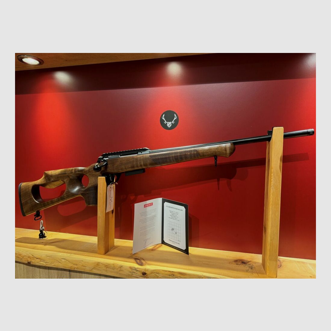 Anschütz 1771 G-15x1 stock, 51cm barrel length, pressure point trigger