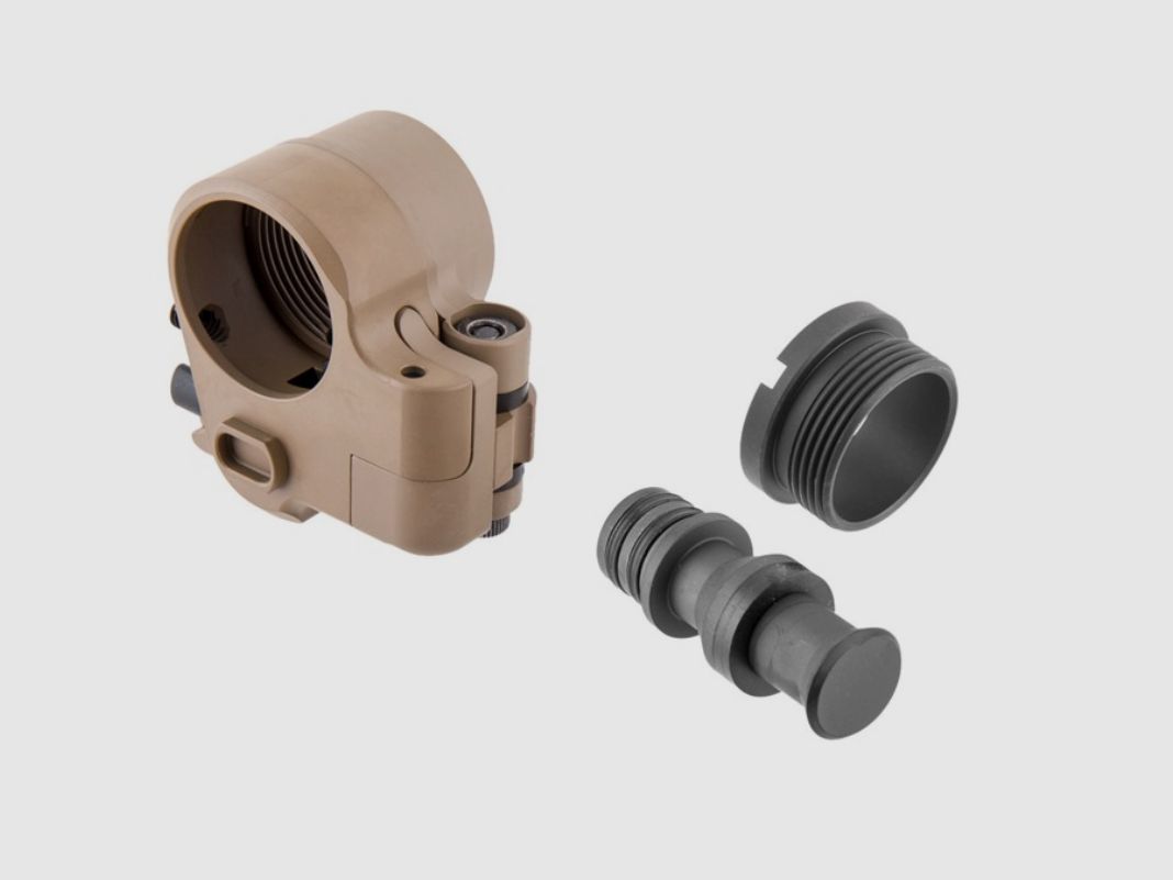 LAW TACTICAL - Klappschaft-Adapter Gen3-M fr AR-Systeme FDE