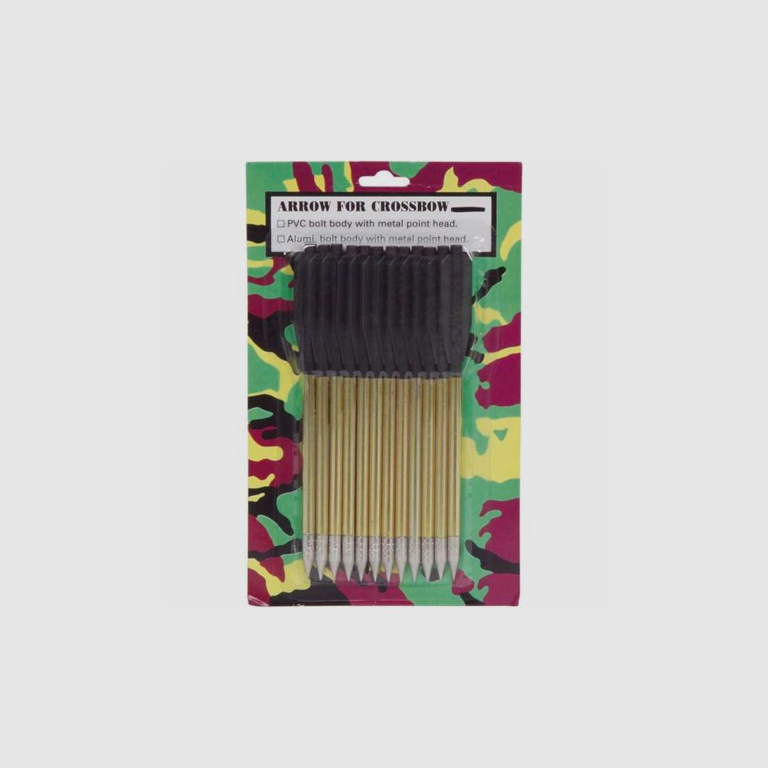Ersatzpfeile für Armbrust Aus Aluminium 12-er Pack