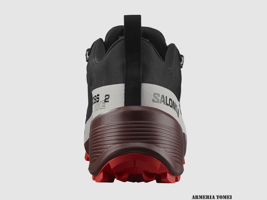 SALOMON – HERREN – CROSS HIKE 2 GTX Schwarz / Bitter Schokolade / Feuriges Rot, Bild 3 von 7