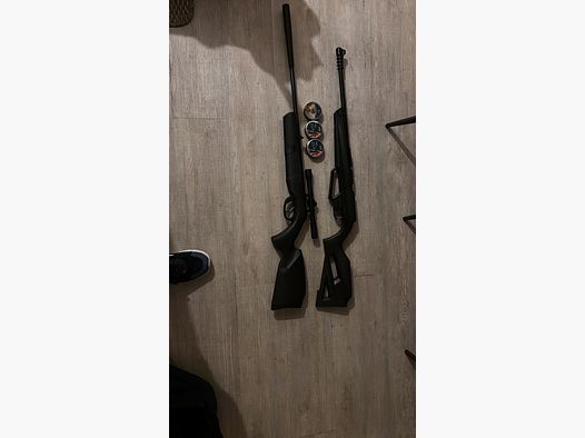 2 carabines à air – PERFECTA RS26 & UX – comme neuves, avec accessoires