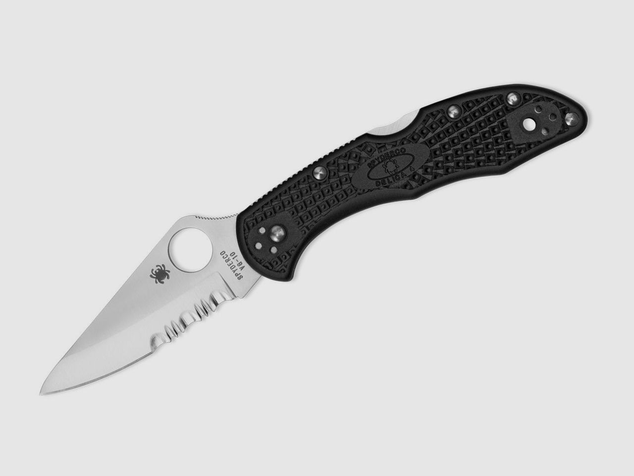 Taschenmesser Delica 4 Lightweight Black Combination