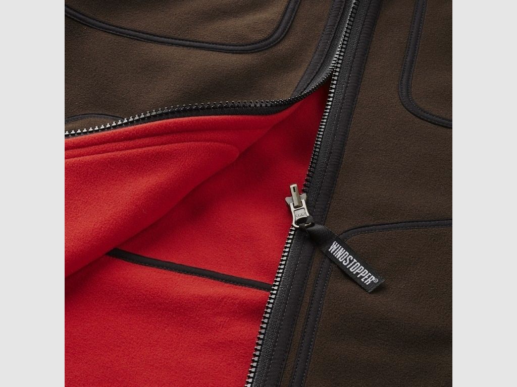 Härkila Kamko veste polaire – marron/rouge, image 10 sur 12