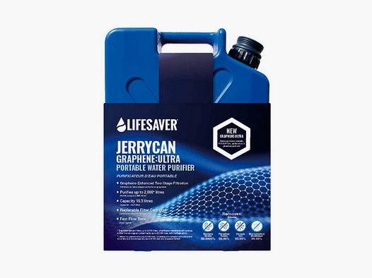 LifeSaver Jerrycan Graphene Ultra 20 000L - Ultimativer tragbarer Wasserreiniger für Abenteuer und Überleben