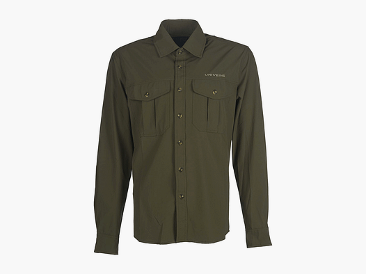 UNIVERS – CAMICIA PINZOLO 4-WAY STRETCH VERDE