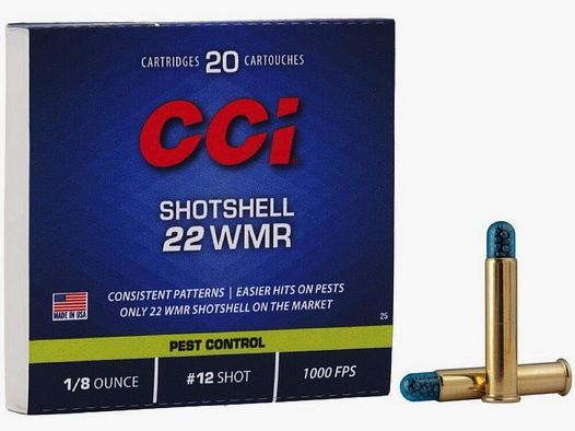 CCI Shotshell 31grs Nr12 20St .22wmr