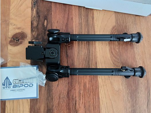 UTG Over Bore Bipod Zweibein, ähnlich Fortmeier,wie Neu!