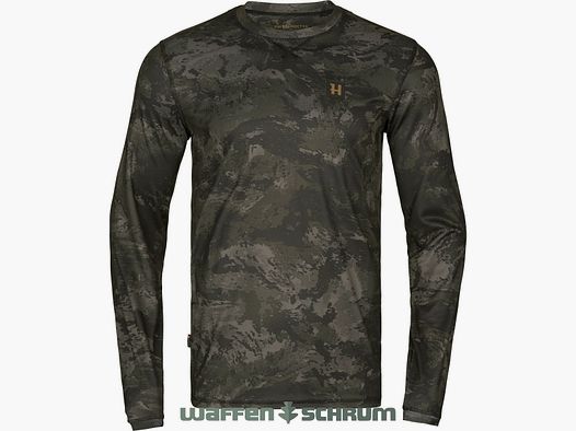Camisa de manga larga Härkila Noctyx Camo AXIS MSP® Negra