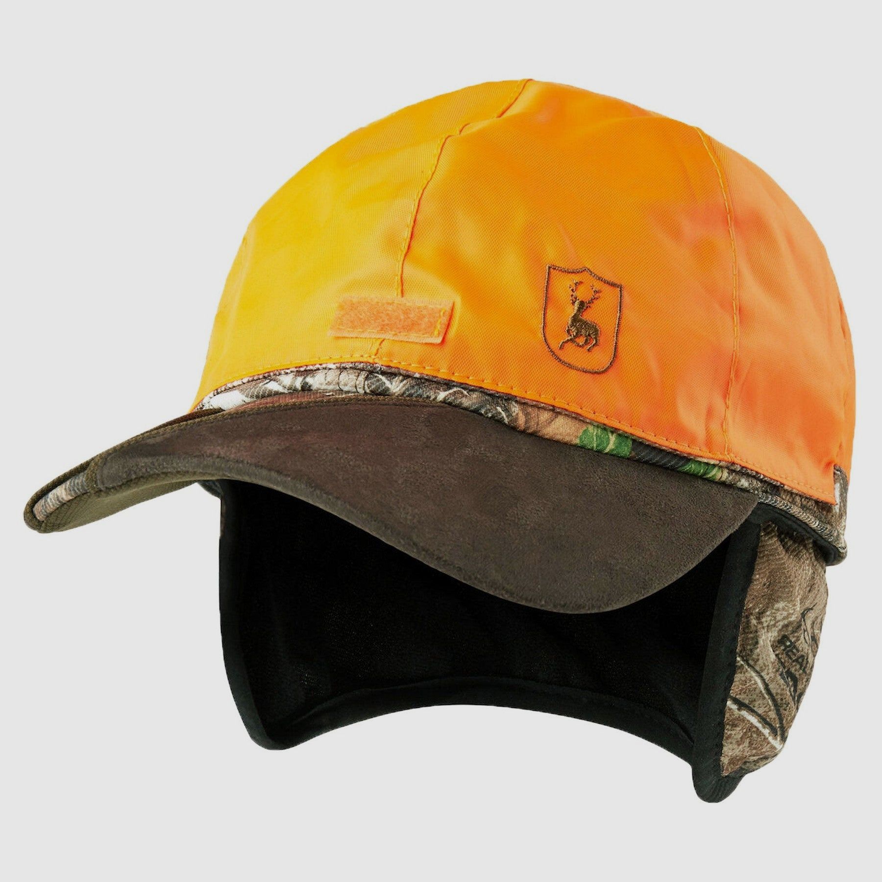 Deerhunter Muflon Kappe mit Sicherheits Orange / Realtree Edge wendbar, Bild 3 von 3