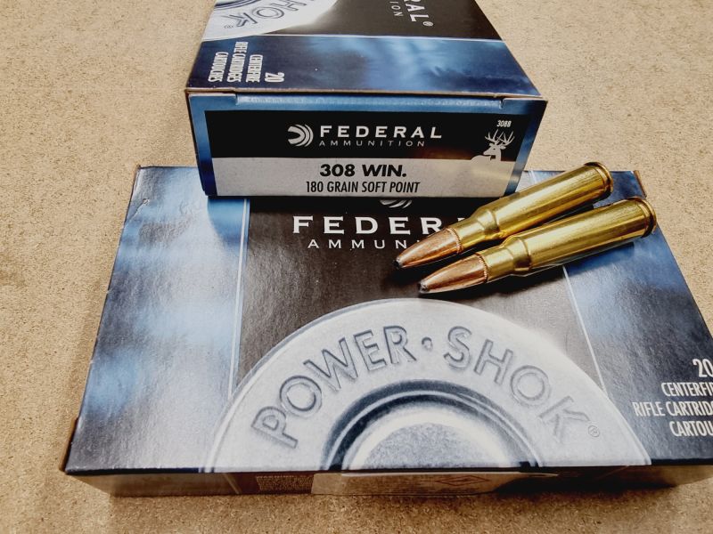 .308/180 grs. Federal Soft Point 20 stk. No. 308B