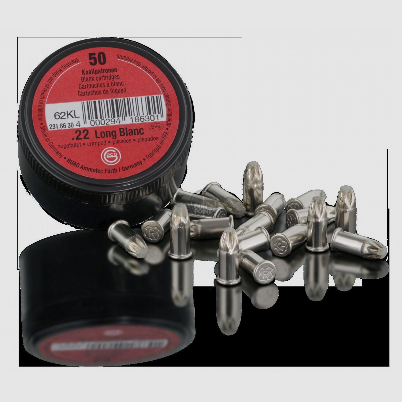 GECO - Platzpatronen .22lr. lang Knall - 50 Stck