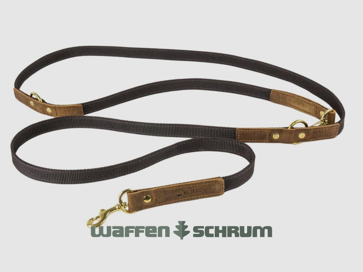 Waldkauz Umhängeleine ''Schlendrian'' / Länge 250cm Braun