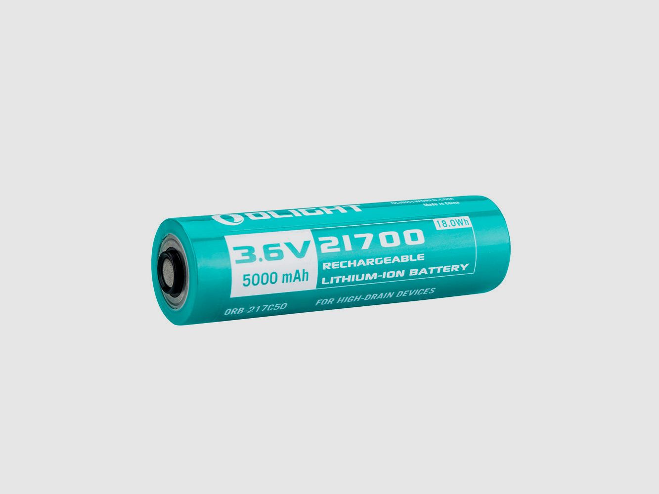 Olight 21700 5000mAH oplaadbare batterij met PCB, afbeelding 1 van 2