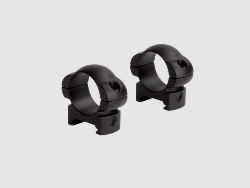 Ringe 1" niedrig Stahl schwarz