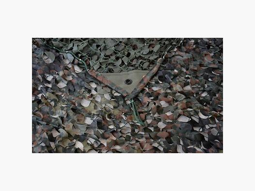 Tarnnetz 3 x 2,4 m BW Flecktarn Bundeswehr - Drückjagd Ansitz Deko