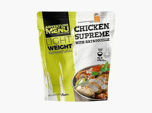 Adventure Menu Lightweight Chicken Supreme with Ratatouille
