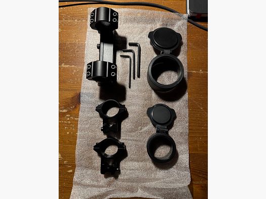 2 x support de lunette HAWKE 1 pouce 25,4 11 mm rail