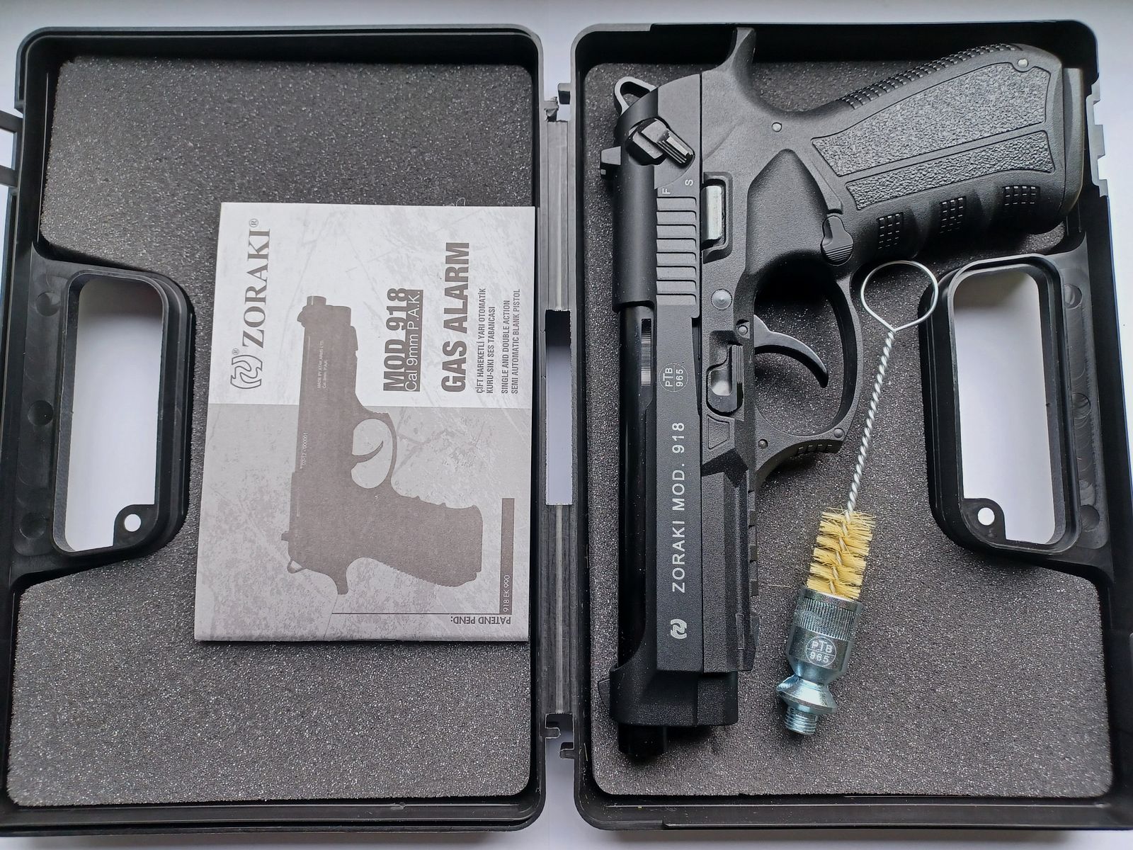 Zoraki 918 cal. 9mm P.A.K. PTB-NR. 965