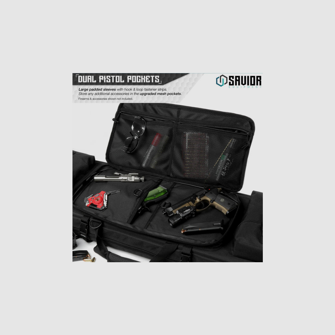 Savior – Sac de Fusil Double Urban Warfare / 55 Pouces / Vert, image 4 sur 4