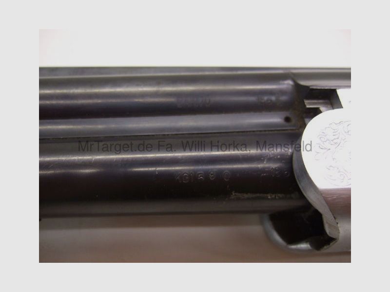 Lu Mar Srl ital. Jagdflinte m. Doppelabzug und schöner Gravur