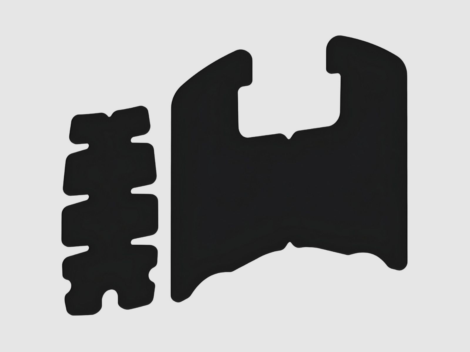 Manul Corp. – Rutschfester Nexum-Pistolengriff für CZ P-10 C (SC) – Schwarz – NPP10CKK, Bild 1 von 4