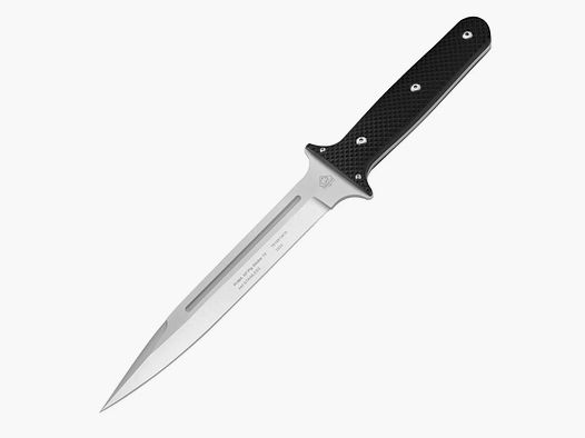 PUMA XP pig sticker 13, scalping knife, pakkawood black with fish skin, kydex sheath
