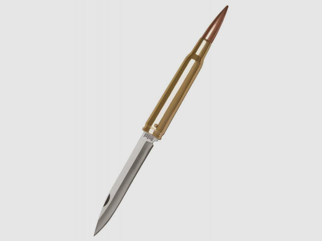 United 50 Cal. Bullet Folding Knife, Klappmesser in Patronenform