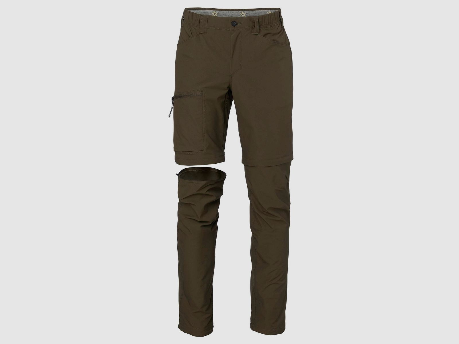 Alaska 1795 Chaser Lite Zip Off Pants Men's Solid Brown XL