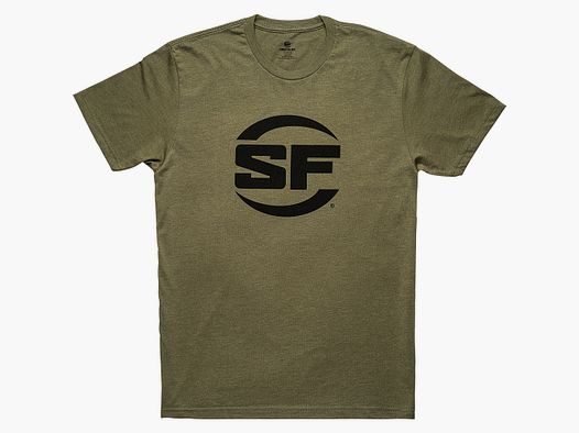 Tshirt SureFire Button Logo grün Gr. L
