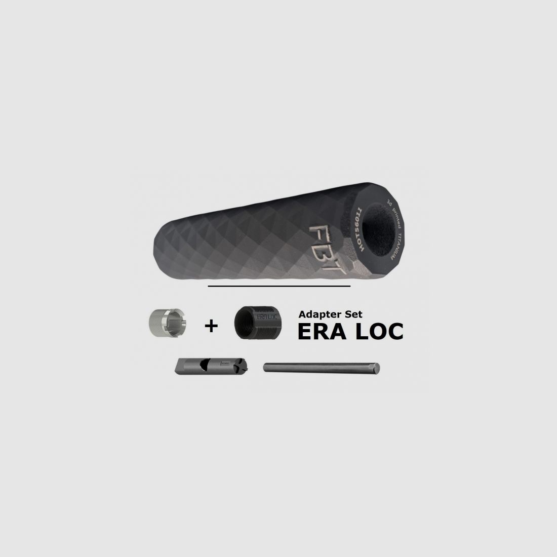 FBT Inca Hot 56Ti Titan - ERA LOC - Schalldämpfer