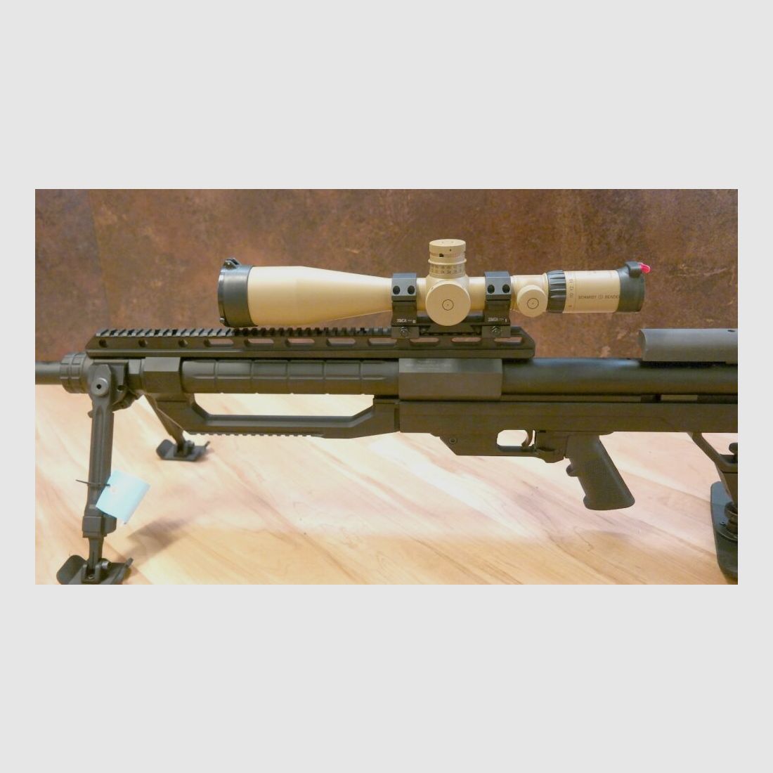 Büchse Fortmeier M2002 Kal. .338 Lapua Magnum mit S&B 5-25x56 PM II Pfandversteigerung 17.7.25